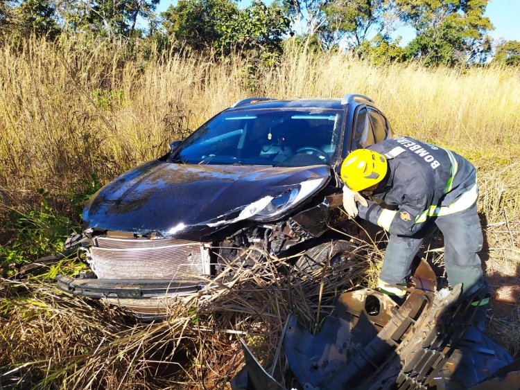 Colisão frontal na BR-020 em Formosa