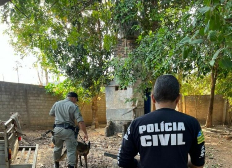 Polícia Civil faz buscas e apreende drogas, dinheiro e veículos, em Nova Crixás