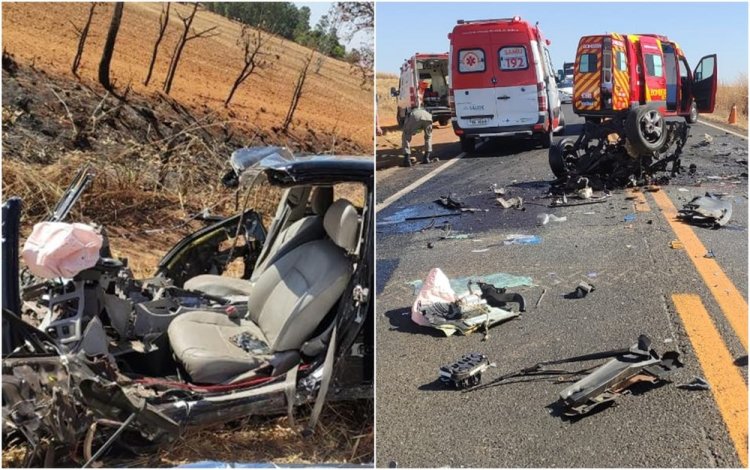 Sete mortos em grave acidente de carro em Goiás