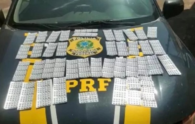 PRF prende homem com mais de 2 mil comprimidos de anfetamina na BR 153