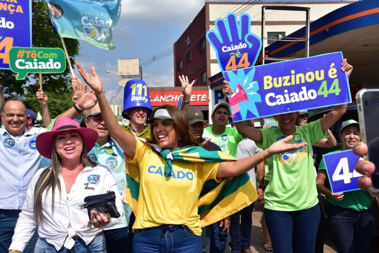 “O Entorno deixou de ser terra esquecida durante governo Caiado”, diz Gracinha Caiado durante carreatas na região