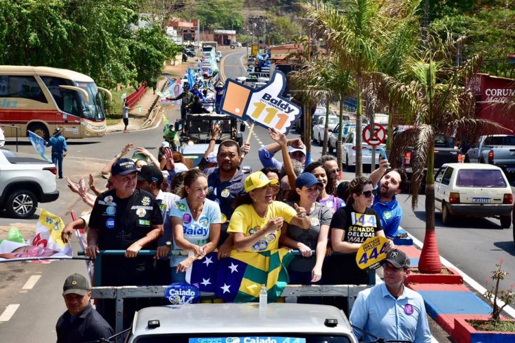 “O Entorno deixou de ser terra esquecida durante governo Caiado”, diz Gracinha Caiado durante carreatas na região