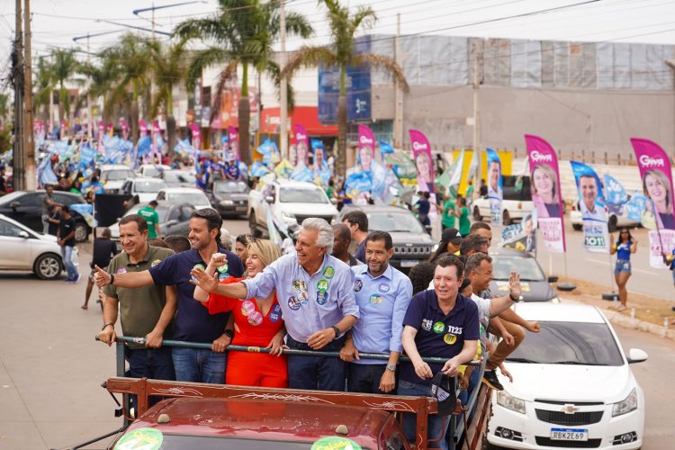 Na reta final de campanha, Caiado percorre 9 municípios do Entorno do DF