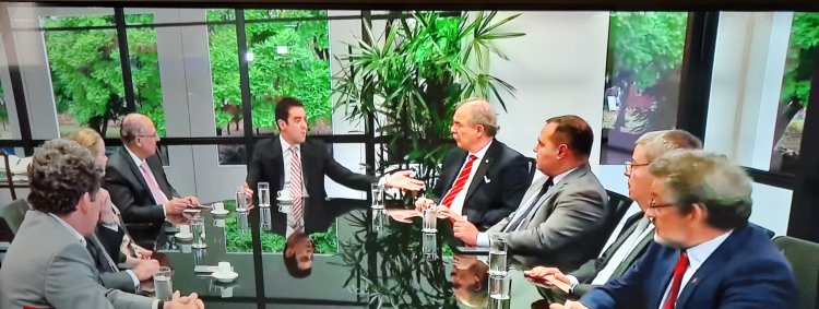 Vice-presidente eleito Geraldo Alckmin se encontra com presidente Bolsonaro em Brasília