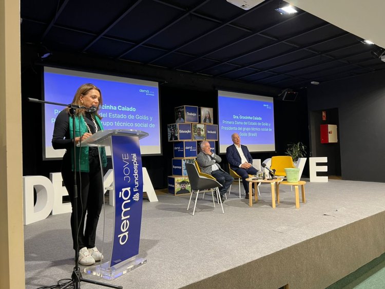 Em Barcelona, Gracinha Caiado apresenta programa Aprendiz do Futuro a autoridades e empresários europeus