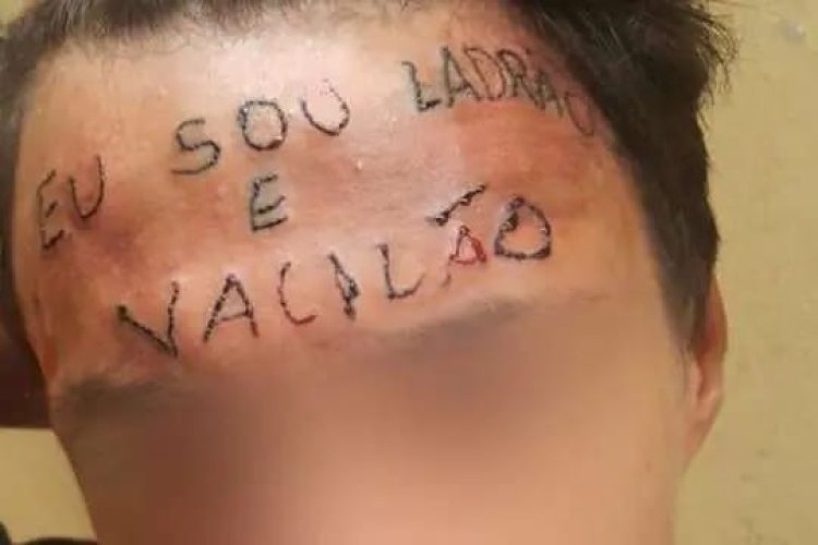 Homem que teve a testa tatuada com 'sou ladrão e vacilão' é preso em São Paulo