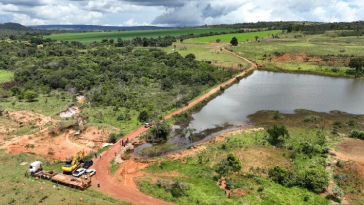 Barragem de Água Fria de Goiás recebe ações emergenciais para prevenir rompimento