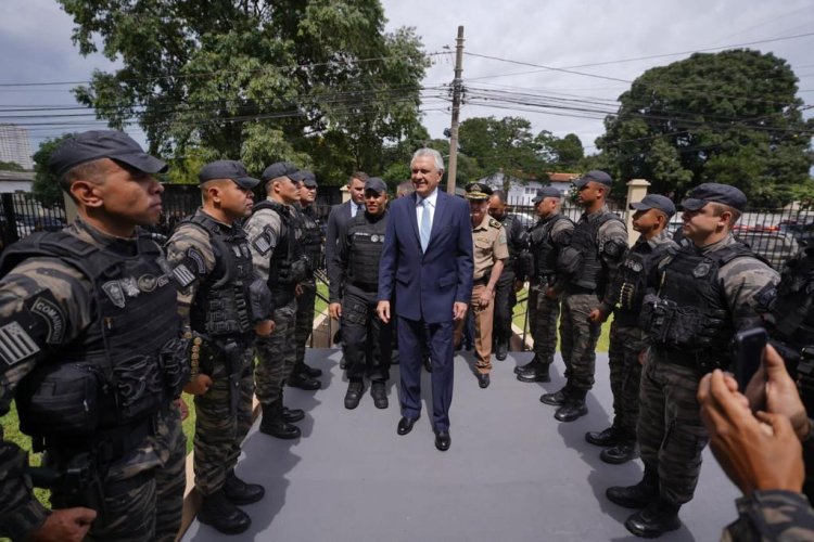 “Sem mudanças dentro dos presídios, não haveria sucesso no combate ao crime”, ressalta Caiado em inauguração de sede própria da Polícia Penal de Goiás