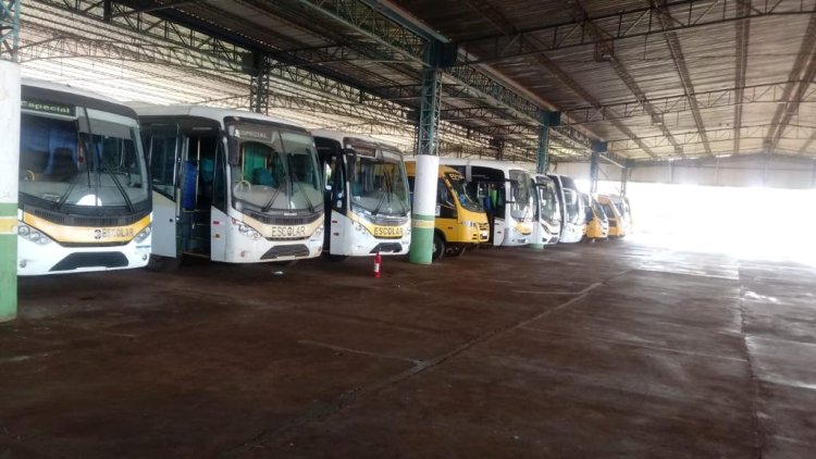 Detran vistoria veículos do transporte escolar público