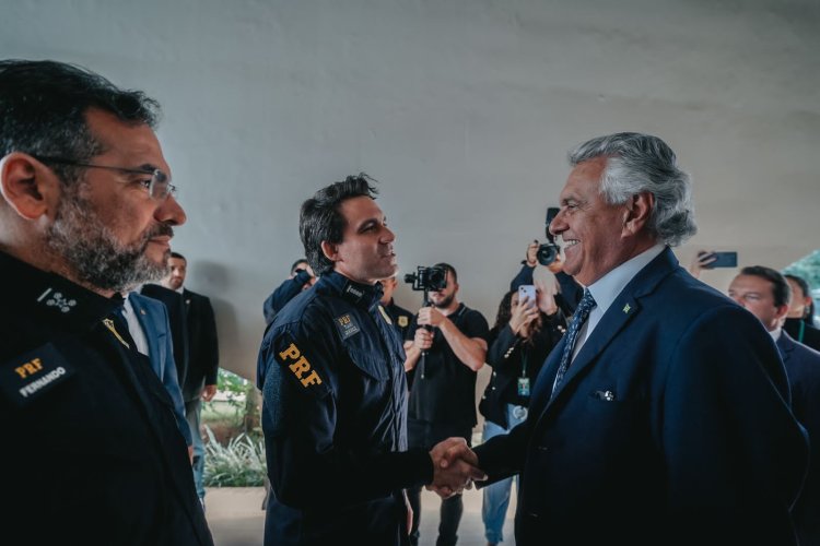 Caiado destaca reciprocidade entre forças de segurança durante posse do novo superintendente da PRF em Goiás