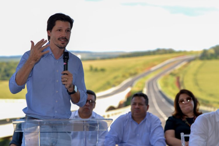 Em Jataí, Daniel Vilela vistoria obras de infraestrutura com foco no desenvolvimento de Goiás