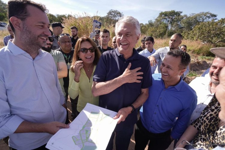 “Vamos impulsionar o turismo no distrito de São Jorge”, afirma Caiado durante vistoria a obras de infraestrutura