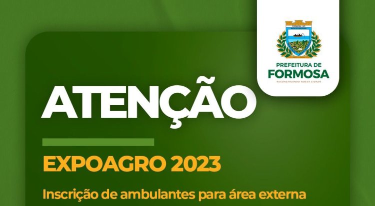 Oportunidades de Negócios para vendedores ambulantes na Expoagro Formosa 2023!