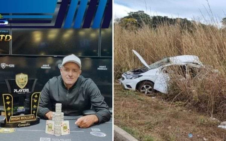 Homem ganha R$ 100 mil em jogo de poker e morre no dia seguinte em trágico acidente automobilístico