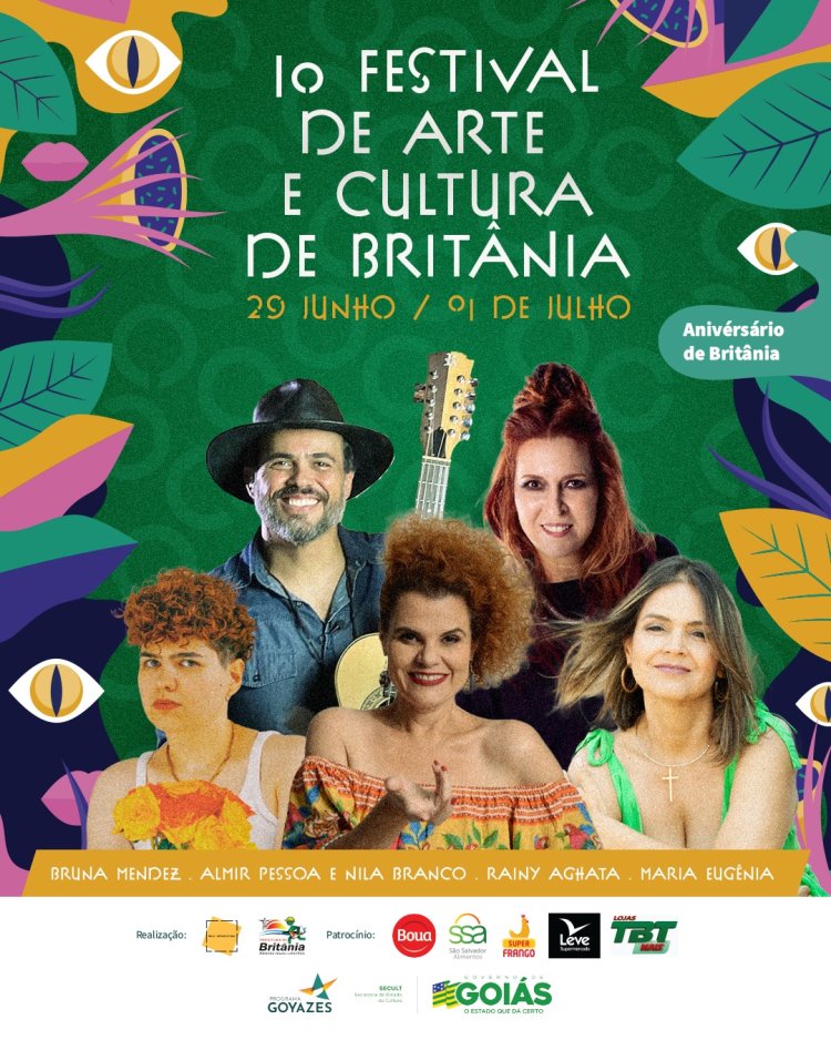 1° Festival de Arte e Cultura de Britânia celebra aniversário da cidade