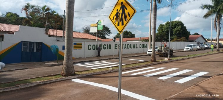 Governo de Goiás implanta cerca de 30 mil metros de sinalização em junho