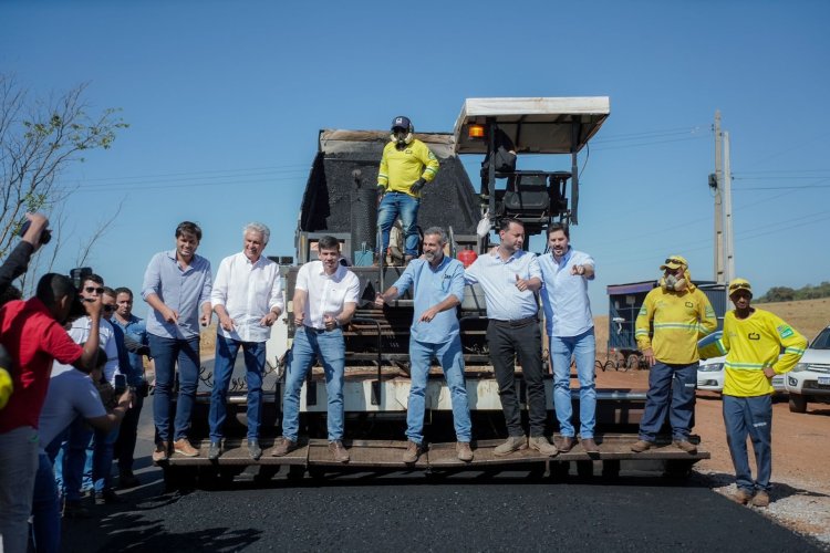 Primeira obra executada com recursos do Fundeinfra avança em Goianésia