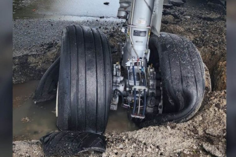 Avião da Latam derrapa na pista durante pouso em Florianópolis