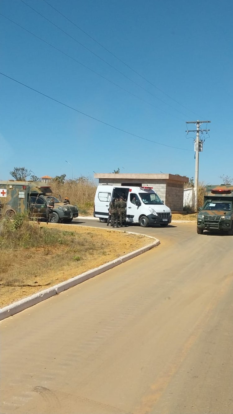 Helicóptero Militar dos Fuzileiros Navais cai durante treinamento em Formosa