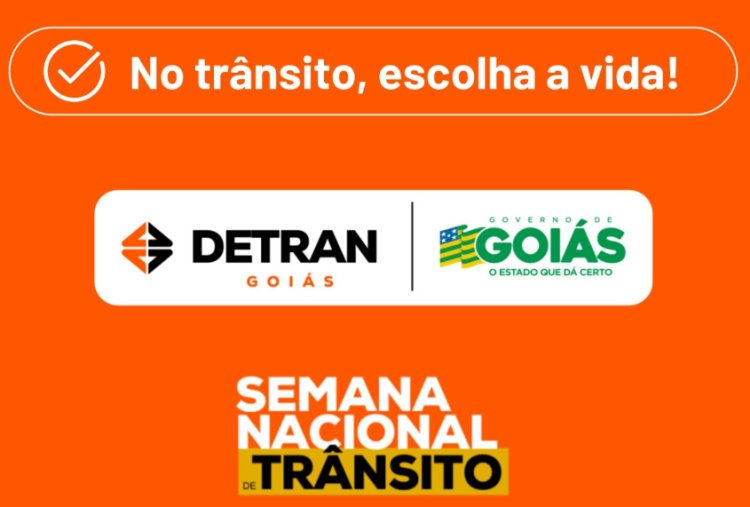 Detran-GO intensifica ações educativas e de fiscalização durante a Semana Nacional de Trânsito