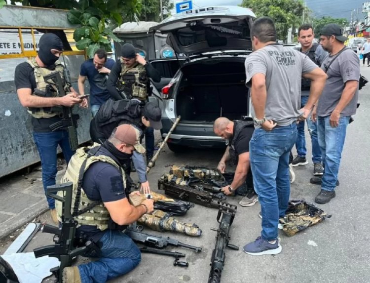 Polícia recupera no Rio 8 das 21 metralhadoras furtadas do Exército