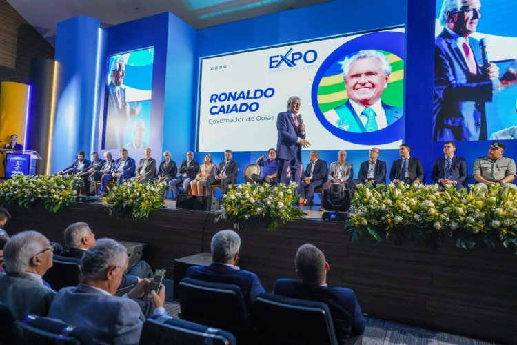 “Nenhum outro estado vive um momento tão ascendente”, diz Caiado na abertura da Expo Anápolis 2023