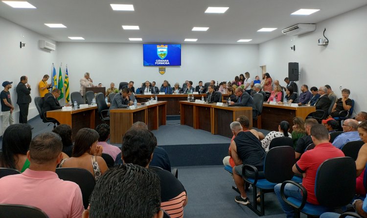 Mundim toma posse como presidente da Câmara Municipal de Formosa