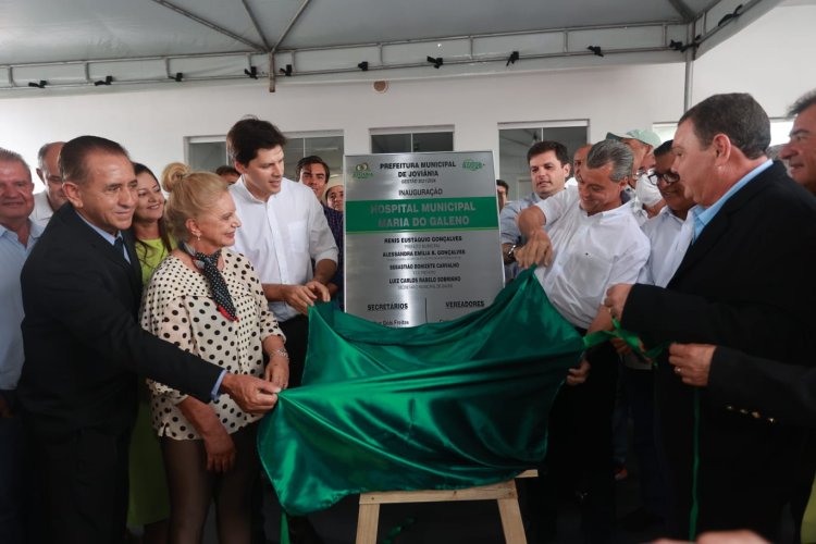 Daniel Vilela inaugura hospital na cidade de Joviânia