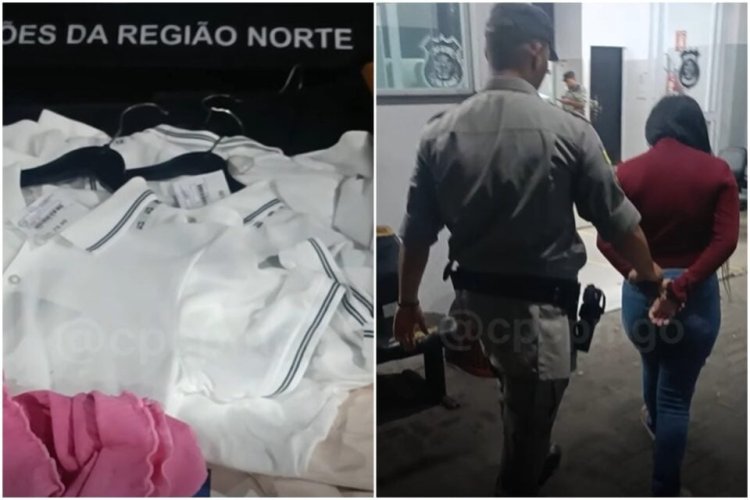 Mulher sai do DF para furtar roupas em Goiânia