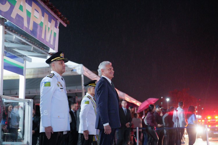 Caiado empossa novo Comando-Geral da PM e anuncia incremento no efetivo