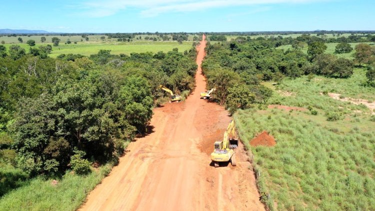 Governo de Goiás inicia pavimentação da GO-154 entre Bonópolis e Novo Planalto