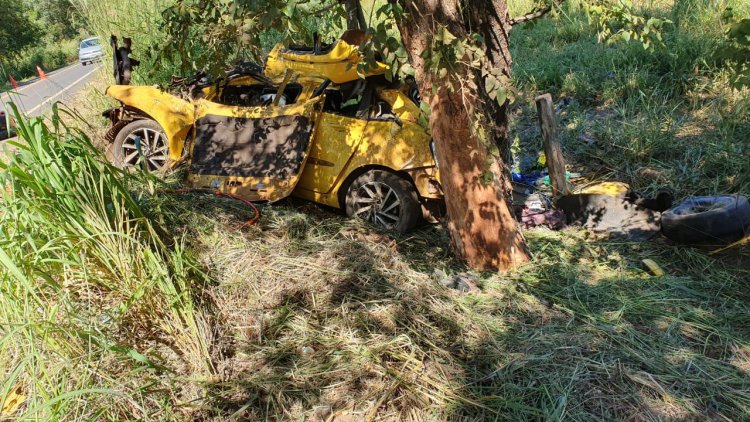 Acidente na GO-116 entre Formosa e o Salto do Itiquira deixa dois feridos