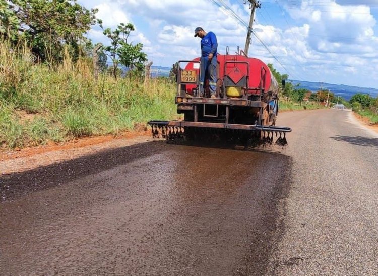 Estrada Real de Padre Bernardo está 60% concluída