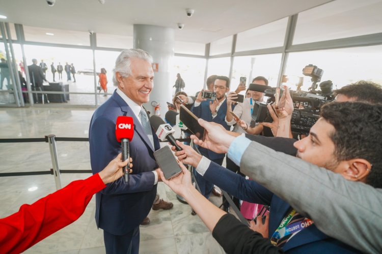 Caiado participa de reunião do Conselho da Federação, em Brasília