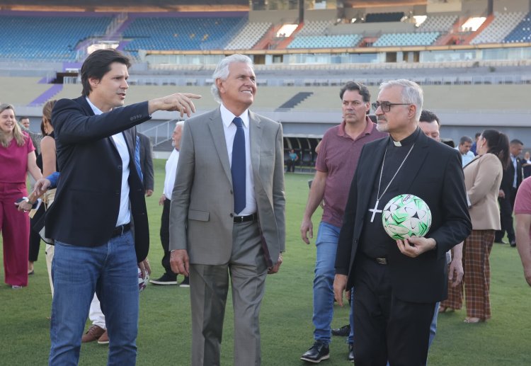 No Estádio Serra Dourada, Daniel Vilela detalha intervenções que irão modernizar o complexo esportivo