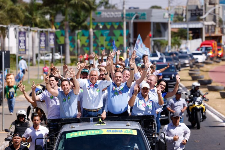 Caiado abre campanha de Sandro Mabel e Leandro Vilela