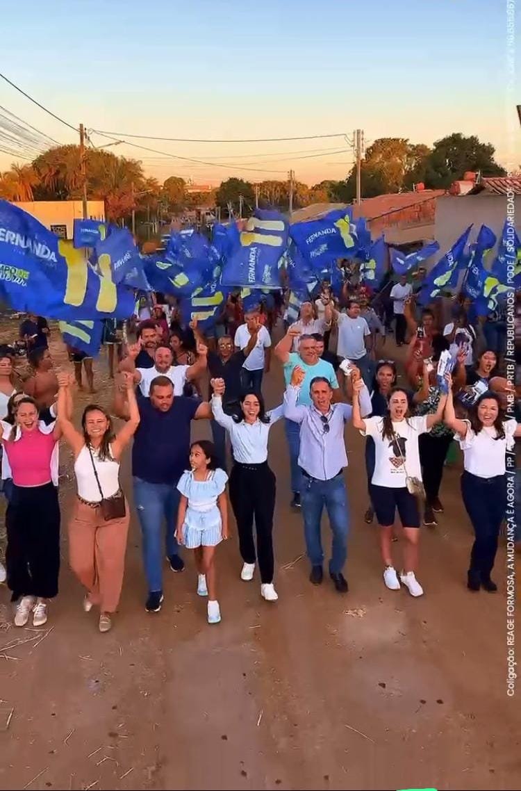 Delegada Fernanda intensifica campanha em Formosa com apoio de nove partidos e lidera a preferência do eleitorado