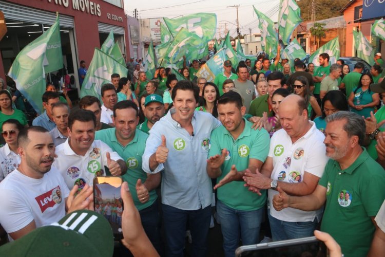 Daniel Vilela participa de atos políticos em Bonfinópolis e Leopoldo de Bulhões, reforçando apoio a candidatos do MDB