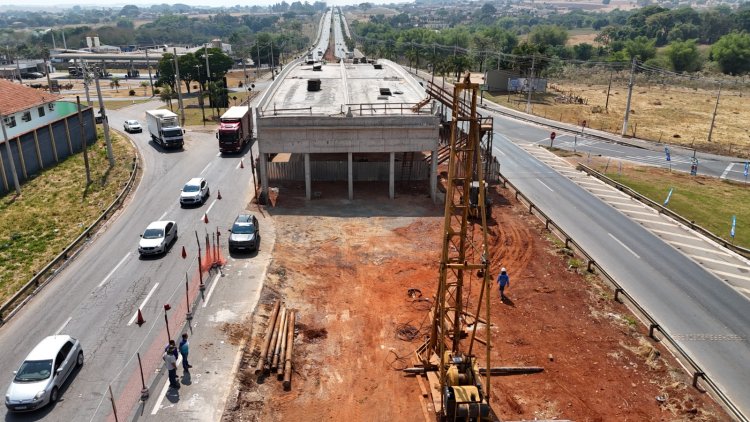 Goinfra executa segunda etapa das obras do viaduto do Portal da Fé, em Trindade