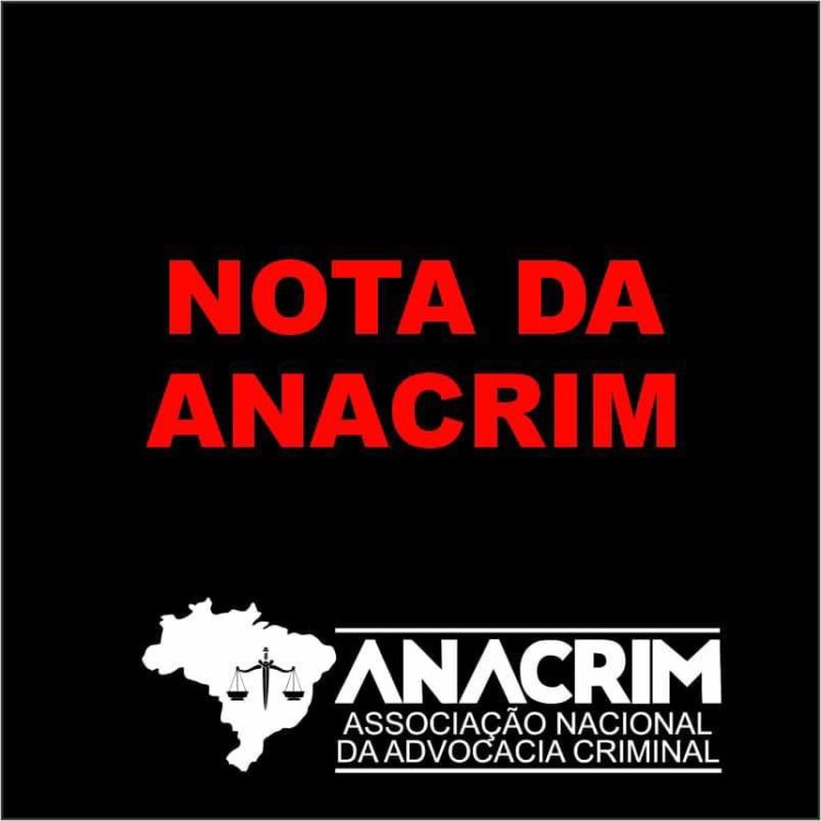 Nota da ANACRIM sobre o atentado na Praça dos Três Poderes