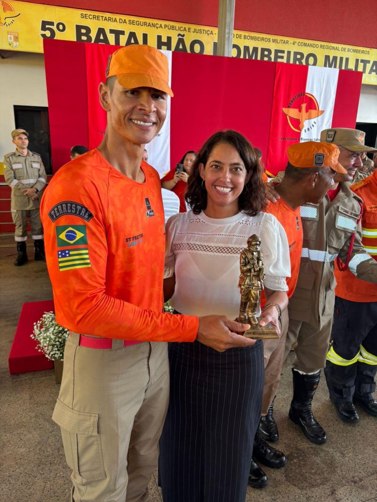 Troca de comando e formatura marcam evento do Corpo de Bombeiros Militar em Luziânia