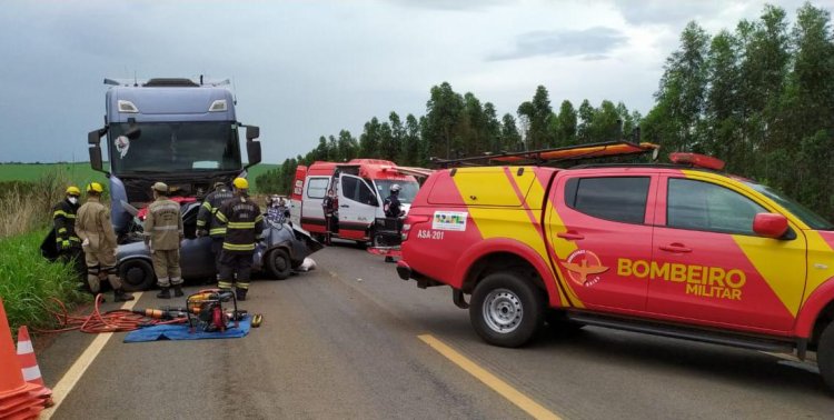 Cinco mortos em grave acidente na GO-346 entre Formosa e Cabeceiras