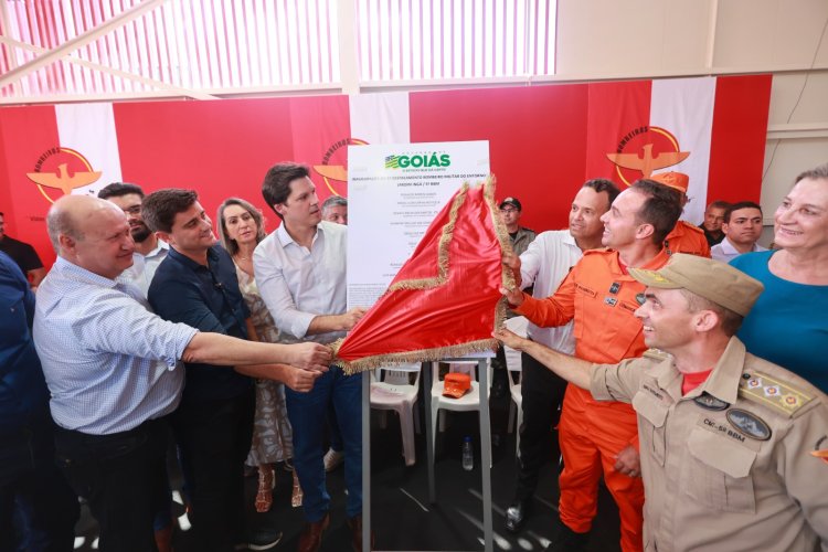 Governo de Goiás inaugura Posto Avançado do Corpo de Bombeiros em Luziânia